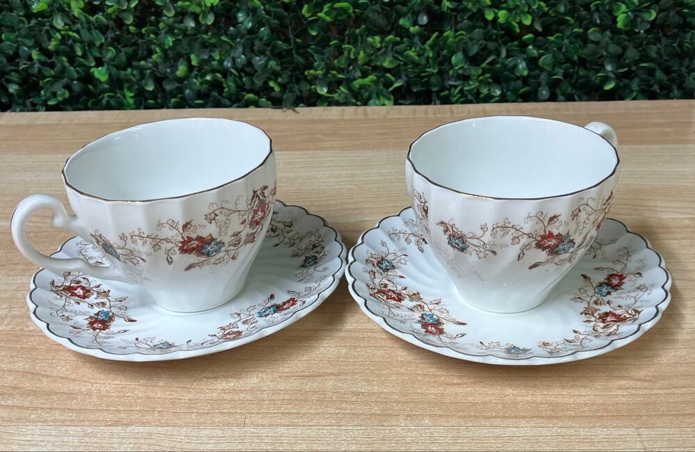 Johnson Bros Tea Cup with Saucer set of 2